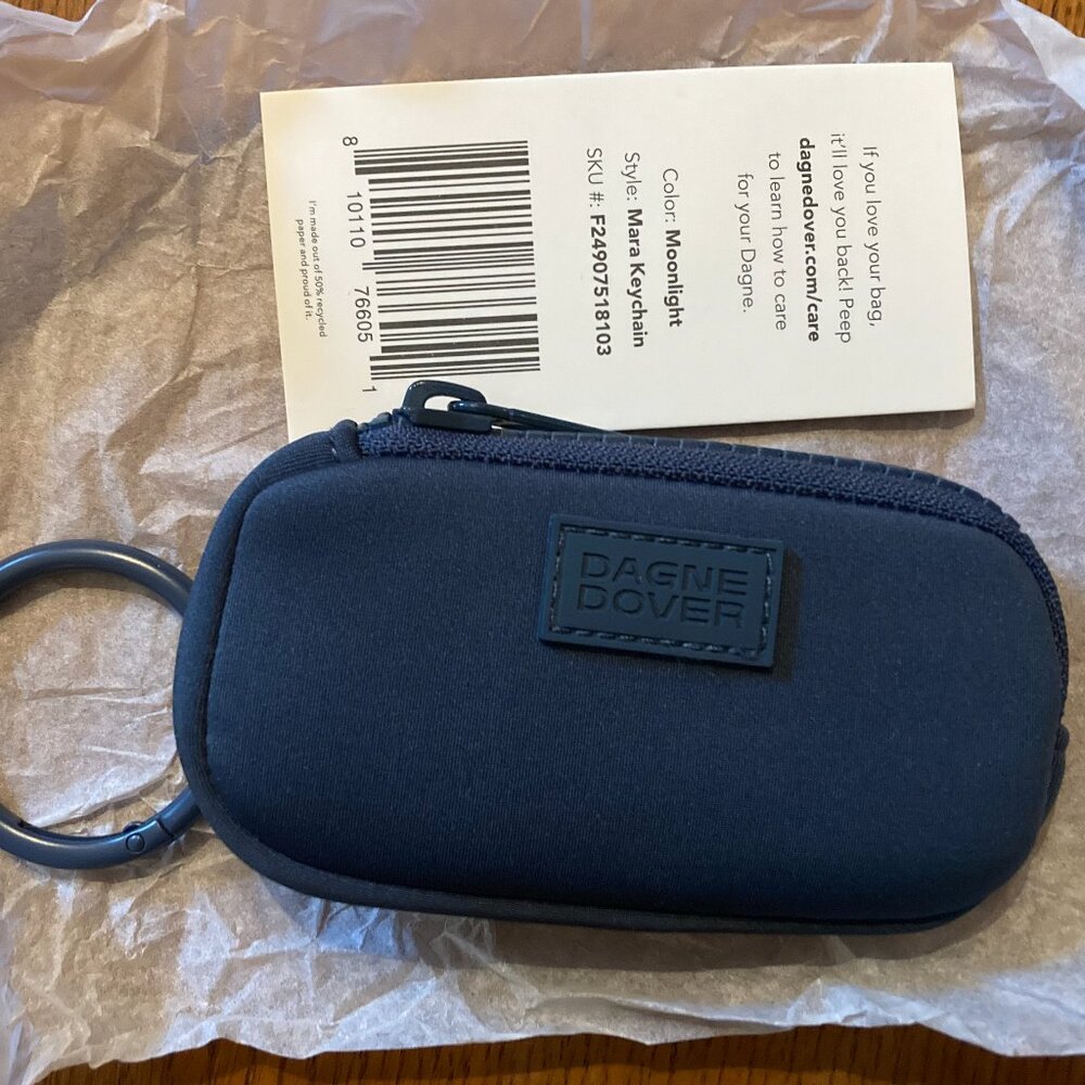 Dagne Dover Mara Keychain in Midnight